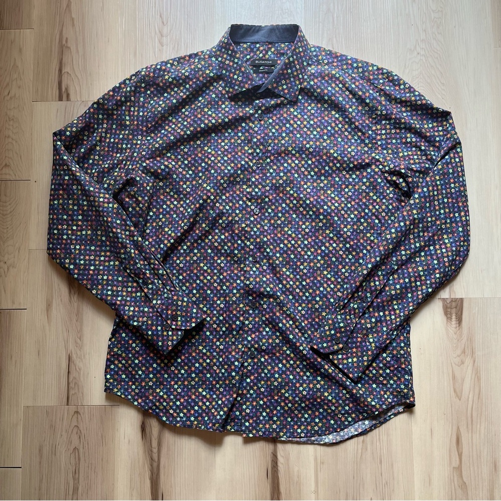 Bugatchi Floral Button Down